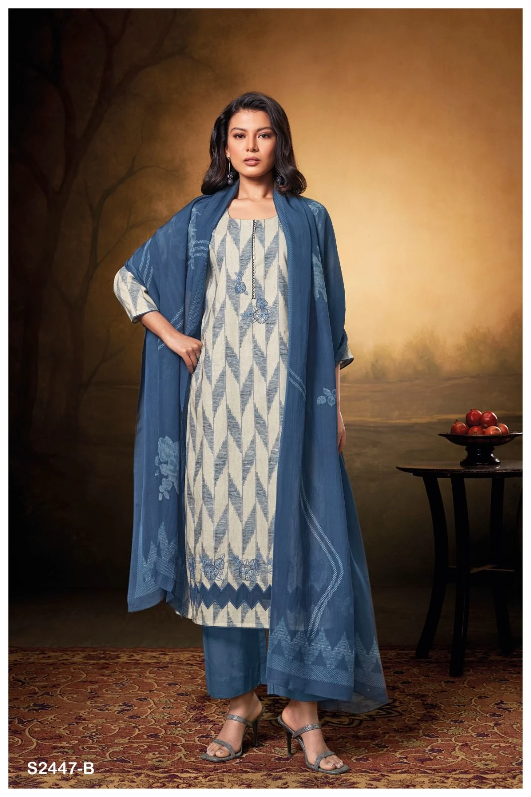 Ganga Humsiha 2447 Cotton Digital Printed Wholesale Fancy Salwar Suit Catalog — Wholesale Salwar Suits, Ganga wholesale from Surat - Gallery Image 4